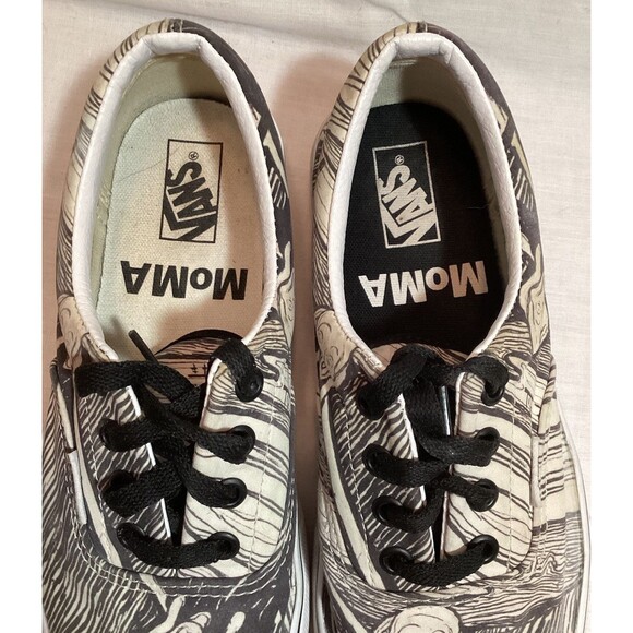 Vans x Moma Unisex Lace-up Sneakers The Scream by Edward Munch Size W6.5 M5 - Picture 6 of 15